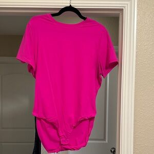 SKIMS Bright Pink Bodysuit